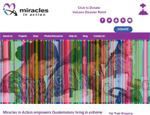 Tablet Screenshot of miraclesinaction.org